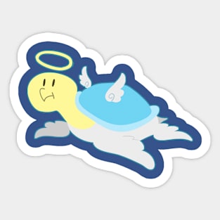 Angel Turtle Sticker